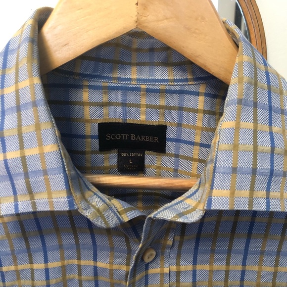Scott Barber Casual Button Down Shirt (Large) - Picture 4 of 5